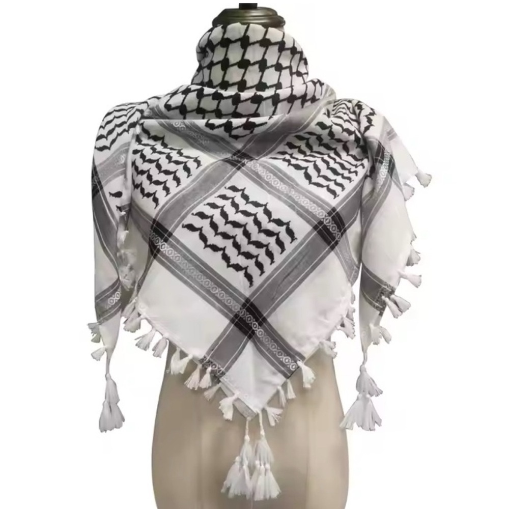 Keffiyeh Arab Palestinian Scarf Kit Kuffiyeh Palestine - Picture 3 of 6
